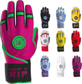 Drip & Rip Baller Series - Youth Batting Gloves + Adult Batting Gloves - for Softball and Baseball - Long Cuff Style for Men and Youth
