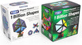 TOSY Magnet Pyramid - 1 Cube Transforms into 1 Billion Shapes, 12 Pieces, 243 Rare Earth Magnets, Glowing, Christmas Stocking Stuffers Gift for Kids, Creative Puzzle STEM Toy, Mixed Set