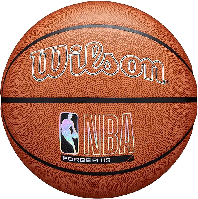 WILSON NBA Forge Plus Indoor/Outdoor Basketballs - Size 6 and Size 7