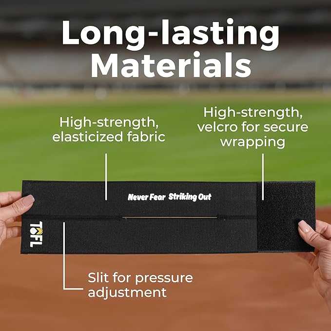 TOFL Baseball Glove Wrap | Premium Elastic Band for Perfect Glove Shape, Break-in & Maintenance | Shape Locker for Men’s & Women’s Softball, Adult & Youth Baseball Mitts, Fits Big & Small Sizes