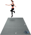 Gorilla Mats Premium Large Exercise Mat – 6x4', 7x4', x7x5', 8x4', 10x4' (1/4" Thick) Ultra Durable, Non-Slip, Workout Mat for Instant Home Gym Flooring – Great on Any Floor – Use With or Without Shoes