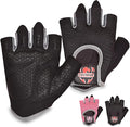 FIGHTSENSE Workout Gloves for Men Women, Weight Lifting Gloves with Non-Slip Silicon Padded Palm, Breathable, Lightweight Exercise Gym Gloves for Weightlifting Powerlifting Cycling Rowing