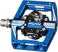 Funn Mamba S MTB Clipless Pedals, Double Sided Clip Compact Platform Mountain Bike Pedals, Compatible with SPD Cleats, 9/16-Inch CrMo Axle Bicycle Pedals for MTB/BMX/Gravel Cycling