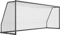 NAIZEA Soccer Goal - 12x6FT/16x7FT/10x6FT/8x6FT/6x4FT Soccer Goals for Backyard - Metal Soccer Goals for Youth Adult - Multiple Sizes Colors - Perfect for Games Indoor Outdoor Practice