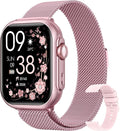Smart Watches for Women Men Fitness: Smart Watch for iPhone&Android Bluetooth Call with 30 Day+Battery Life SpO2 Sleep Heart Rate Monitor,IP68,Fitness Tracker with 120+Sport,Reloj Inteligente, 2 Bands