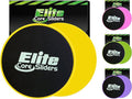 Elite Sportz Core Sliders for Working Out - Pack of 2 Compact, Dual Sided Gliding Discs for Full Body Workout on Carpet or Hardwood Floor - Fitness & Home Exercise Equipment - Small Gift for Athletes