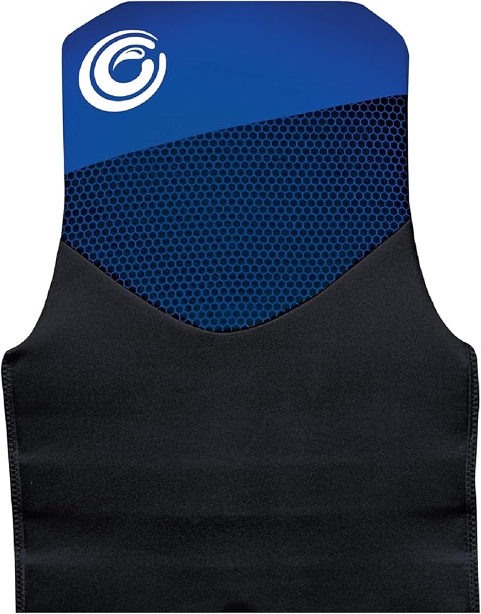 WOW Sports Life Jacket, US Coast Guard Approved Life Vest for Fishing, Kyaking, & Boating PFD, Blue - Small/Medium