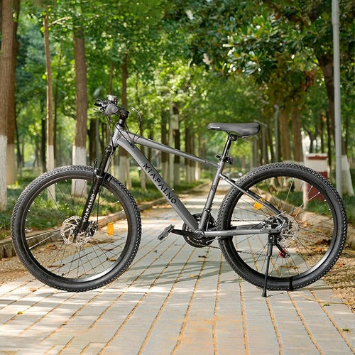 20 24 26 Inch Mountain Bike, 20 inch 7 Speeds Steel Kids Fat Tire Mountain Bike, 24 26 inch Aluminum Frame Boys Bike, Front Suspension Dual Disc Brake Teens Sport Bikes for Kids Boys Girls