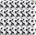 Sotiff 24 Pcs Size 5/4 Soccer Ball Bulk with 24 Pump Deflated Soccer Balls for Kids Teen Football Bulk for Game Training School Team Sports Adults Player Practice Outdoor