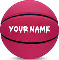 Custom Personalized Basketball – Official Size 7/6 | Leather Indoor/Outdoor Basketball Ball with Name | Idea Gifts