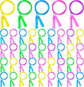 Jump Ropes for Kids, Colorful Jump Ropes for Kids Bulk, Adjustable Skipping Ropesfor Boys Girls, Tangle-Free Plastic Jumping Ropes for Party Favor Exercise Outdoor Activity