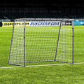 FORZA Steel42 Soccer Goals | Ultra Tough Steel Goal [6 Sizes] | Regulation Size, Weather-Resistant, Portable with Ground Stakes & Optional Rebound Kit
