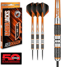 RED DRAGON Amberjack Series Darts Set with Flights and Shafts (Stems)