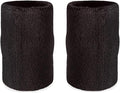 Suddora 6" Doublewide Wrist Bands/Armbands (Pair) - Thick Sweatbands for Basketball, Tennis, Baseball, Gym