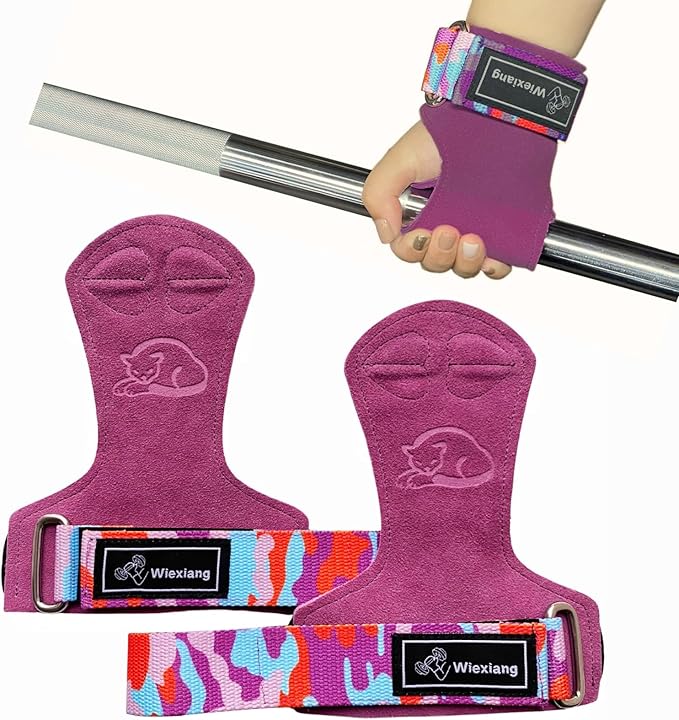 Adjustable Neoprene Padded Wrist straps for Weightlifting,Weight Lifting Straps Gym weight lifting wrist wraps，Gym Accessories for women for Men/Women(Pair)