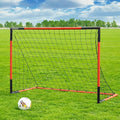 KAIHAOWIN Soccer Goal 3'x2.5'|6'x4'|8'x6'|10'x6.6'-Steel Frame Goal Post All Weather Soccer Net-Quick Assembly Training Sports Soccer Goals for Backyard Indoor Outdoor-Heavy Duty Metal Soccer Goals
