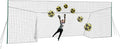 Soccer Goals & Soccer Backstop Net with Rebounder - All-in-One Backyard Net - Sports & Outdoors Soccer Goal for Volley, Passing, Solo Training