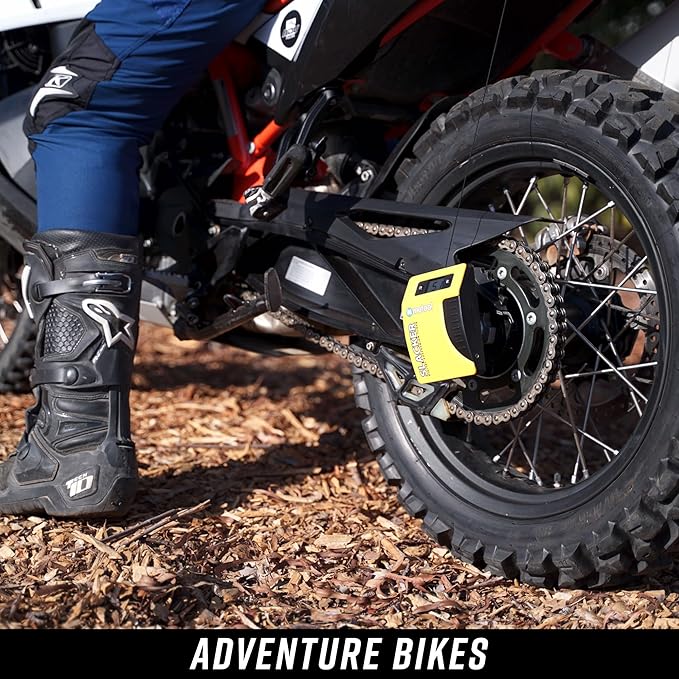 Slacker Digital Suspension Tuner Sag Scale with Bluetooth®. Check Your Suspension sag in Seconds. Works on Mountain Bikes, Street Bikes, Off-Road Bikes and Adventure Motorcycles