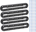 9.2 Inch Kayak Rail Kayak Mount Track Accessories for Fish Finder,Cup Holder, Anchor Cleats Kayak Gear Track for Fishing Rod Holder Kayak Gear Track to Mount Kayak Paddle Holder