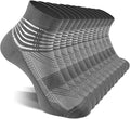 IRAMY Compression Ankle Support Socks Coolmax Wicking Cushioned Athletic Plantar Fasciitis Relief Men Women 2/3/6 Pairs