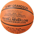 Engraved Indoor Outdoor Basketball Gift for Son, Grandson, Daughter- Personalized Basketball Gifts, Custom Christmas Birthday Graduation Present from Mom Dad,Orange Blue Pink.