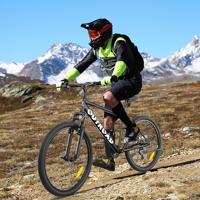 Beterland 26 Inch Mountain Bike, 1/7/21 Speed Comfort Bike wth Dual V Rakes, Bikes for Adults with Front Suspension and High Carbon Steel Frame, Bicycle with Adjustable Ergonomic Seat