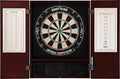 Viper by GLD Products Metropolitan Solid Wood Cabinet & Sisal/Bristle Dartboard Play-Ready Bundle