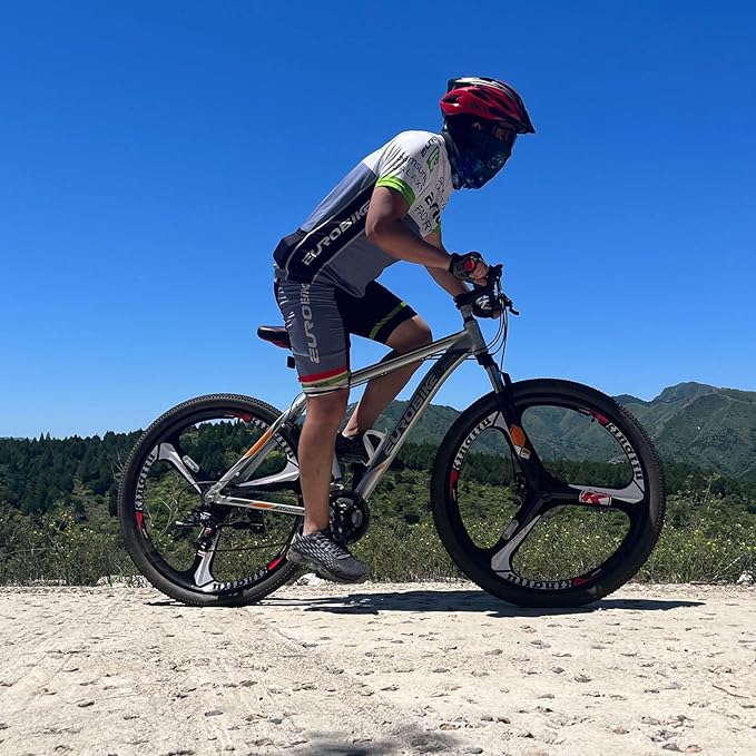 EUROBIKE 29” /27.5" Mountain Bike，29" Men Mountain Bike, Lightweight Aluminum Frame,Front Suspension Daul Disc Brakes 21 Speed Bicycles for Mens Bikes Mountain Bike for Adults