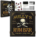 THOUSAND OAKS BARREL CO. | Personalized Dartboard & Cabinet Set with 6 Steel Tip Darts