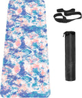 Non Slip Yoga Mat TPE Workout Mat for Men Women, Thick Workout Mat with Carrying Strap, Fitness Mats for Exercise, Yoga, Fitness, Pilates, Floor Workouts (72" x 24" x 6mm)