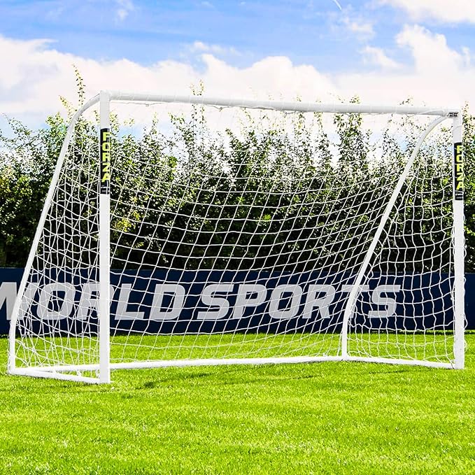 Forza Backyard Soccer Goals [9 Sizes] | Ultra-Durable uPVC Weatherproof Kids Soccer Goals | Quick Assembly – Every Goal Counts!