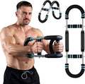 Twister Arm Exerciser Bar – Heavy Duty Adjustable Resistance (60-110 lbs) for Chest, Arms & Shoulders – Portable Home Fitness Equipment for Strength Training Anywhere