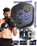2025 Upgraded Smart Music Boxing Machine, Professional Online Boxing Lessons for Sculpting Fat Burning - 24H Standby, 160 Synced LED Lights, Wall-Mount Punching Bag for Home Gym