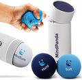 Mind & Body Stress Balls for Adults - Triple Density Squeeze Balls for Hand Therapy & Grip Strengthening - Stress & Anxiety Relief - Physical Therapy Support - Soft, Medium, Hard Gel Core
