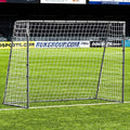 FORZA Steel42 Soccer Goals | Ultra Tough Steel Goal [6 Sizes] | Regulation Size, Weather-Resistant, Portable with Ground Stakes & Optional Rebound Kit