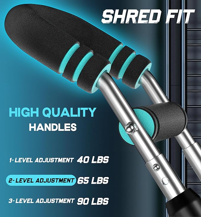 Twister Arm Trainer, Adjustable Twister Arm Chest Exerciser with 3 Settings & Workout Manual for Men & Women, Detachable Power Twister Home Fitness Equipment for Enhancing Upper Body Muscle – 40-90lbs