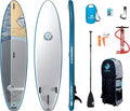 Boardworks SHUBU SUP - All Water Inflatable Stand-Up Paddle Board - SUP Includes Complete Kit with Paddle, Backpack Carry Bag, Leash, Dry Bag and Pump