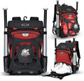 Baseball Backpack for Adult and Youth, Large Capacity Lightweight Softball Bag With Shoe Compartment and Fence Hook for TBall Bat & Equipment, Waterproof for Helmet, Gloves