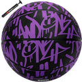AND1 Fantom Graffiti Rubber Basketball - Streetball for Indoor and Outdoor Use, Deep Channel Construction and Durability