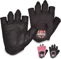 FIGHTSENSE Workout Gloves for Men Women, Weight Lifting Gloves with Non-Slip Silicon Padded Palm, Breathable, Lightweight Exercise Gym Gloves for Weightlifting Powerlifting Cycling Rowing
