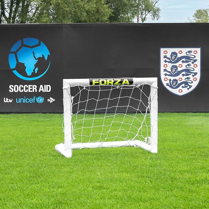 Forza Backyard Soccer Goals [9 Sizes] | Ultra-Durable uPVC Weatherproof Kids Soccer Goals | Quick Assembly – Every Goal Counts!