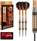 RED DRAGON Amberjack Series Darts Set with Flights and Shafts (Stems)