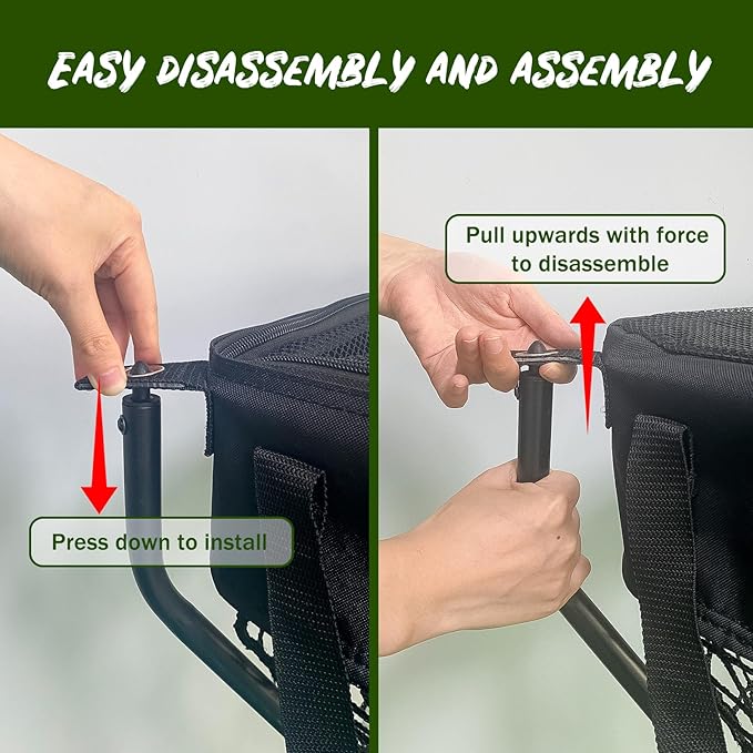 G-Squared BCDY1 Heavy Duty Ball Caddy,Holds 100+ baseball/50+ softball/100+ Pickleball Balls, Tool Free Assembly and Large Capacity Detachable Bag, Ideal for Solo/Pro Training