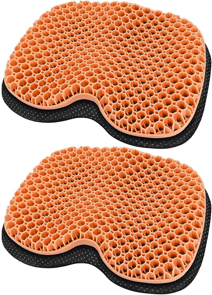 NEW-Vi Anti-Slip Kayak Seat Cushion - Waterproof Thicken Gel Boat Kayak Canoe Rowing Stadium Pad for Sit in Kayak Chair Kayak Accessories Equipment Gear for Fishing Kayak