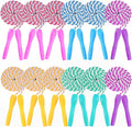 12 Pack Jump Rope for Kids,Jump Rope Stripe Ropes with Plastic Handles,Adjustable Skipping Rope,Colorful Jumping Skipping Stripe Rope for Outdoor Sports Exercise Activity,Assorted Colors