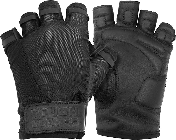 Superset Leather Workout Gloves for Weight-Lifting (Padded) Perfect for Gym Training (Breathable) Black, Size : 11 Mens XL