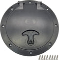 Round/Square Hatch Cover Deck Panel, ABS Sealed Hatch Cover kit with red Waterproof Bag, Suitable for Kayaking