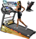 Treadmill with Incline for Home, Folding Treadmill with 400LBS Capacity, 7.5MPH or 10MPH, 16'' or 18'' Wide Belt, 64 Programs, APP Control, Shock Absorption, Home & Office