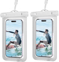 Waterproof Phone Pouch[2Pack], Universal Waterproof Dry Bag case up to 7.2" Beach Bag for Travel,Kayaking,Swimming, Boating, Surfing,Cruise Ship Essentials