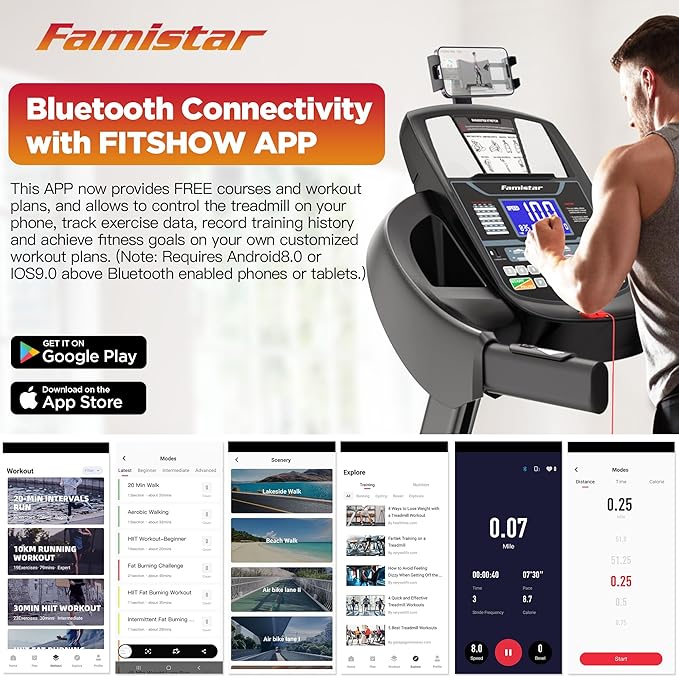 4.5HP Folding Treadmill, 15% Auto Incline 300 lbs Capacity Electric Treadmill with APP Control, Stereo Bluetooth, Armrest Button Heart Rate, Running Machine for Home Workout